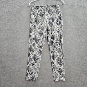 PINK Victoria's Secret Women Pants Medium Gray Snake Print Ultimate Legging Crop